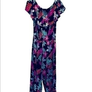 ESCAPADA LIVING Nisa jumpsuit | Navy/Violet Aloha | size L